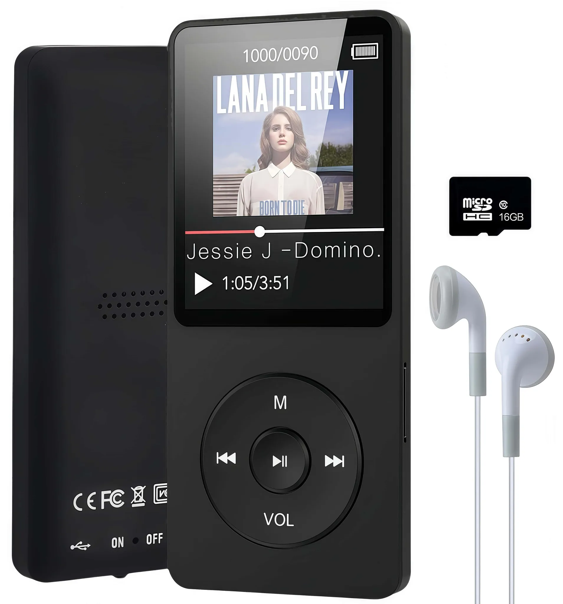 Ranura Para Tarjetas De 16 Gb + Auriculares Con Cable