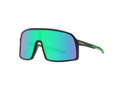 Gafas De Sol De Ciclismo Polarizadas Uv400 Anti-ultravioleta Gafas De Ciclismo De Bicicleta De Montaña Negro Verde Gertiz