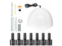 Rebe-set De Unhas De Gel Uv Led Com Secador 36w, Base E Top Coat Para Manicure 4