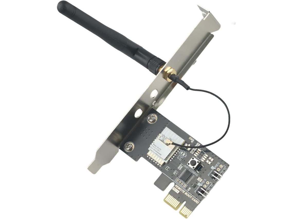 Tarjeta de arranque remoto PCIe para Wi-Fi doméstico, compatible con PC y la aplicación de Google, SFUSHOS de 2,4 GHz