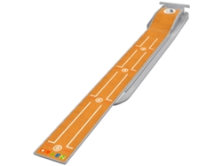 Mini tapete de putting, equipo portátil para practicar golf en interiores y exteriores, naranja Digitallab