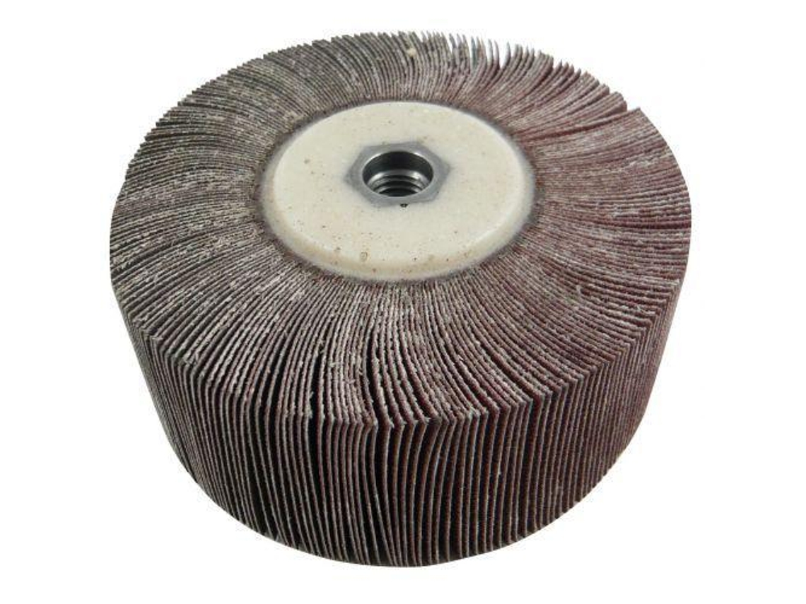 Ruedas mil hojas para amoladoras angulares rn m14 (ø ext. 120 mm; espesor 20 mm; núcleo m14 mm; grano 120) CALFLEX