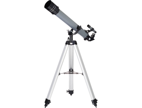 Telescopio Levenhuk Inc. usa blitz 70 base gris 73x23x15 cm refractor de mm para aficionados y principiantes con set
