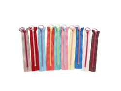 10 Cremalleras Artesanales De Extremo Cerrado De 30 Cm, De Resina Colorida, Para Bolsos Y Ropa (hazlo Tú Mismo)