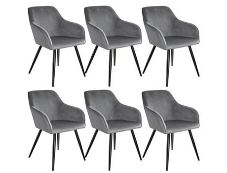 6 Silla TECTAKE De Velvet Marilyn