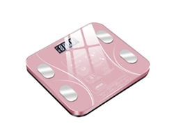 HYMNORA Báscula de baño innovadora, báscula digital recargable de vidrio templado con análisis de composición corporal y aplicación inteligente para monitoriz