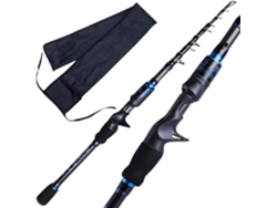 Caña De Pescar, Pesca Mar 1,8 M Y 2,1 M, Telescópica Portátil, Fibra Carbono, Ultraligera/de Casting.,