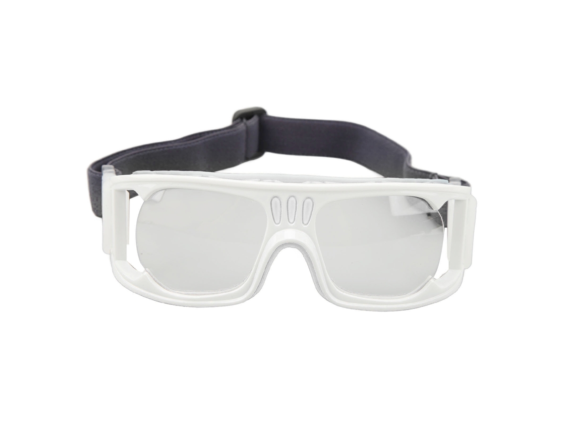 Ymsl Gafas De Deporte Resistentes A Impactos Antideslumbrantes Para Baloncesto Con Cinta Ajustable Para Correr Ciclismo Blanco Hxl