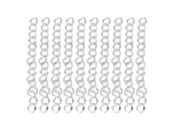 Cadena De Aluminio Duradera De 10 Metros (32,8 Pies) Para Manualidades, Adecuada Para Joyería, Collares, Pulseras Y Plata.