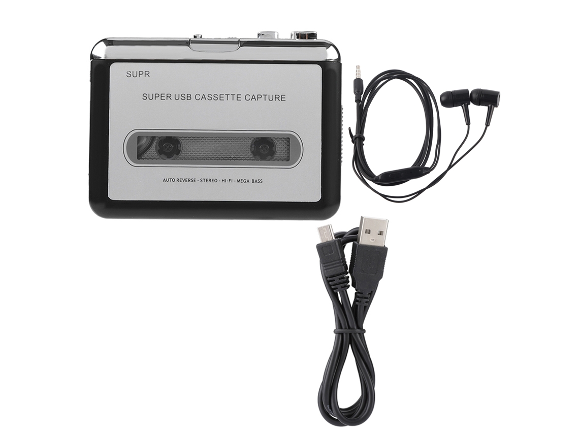 Grabadora De Casetes De Cinta A Pc, Convertidor De Mp3 A Cd, Reproductor De Música De Audio Digital