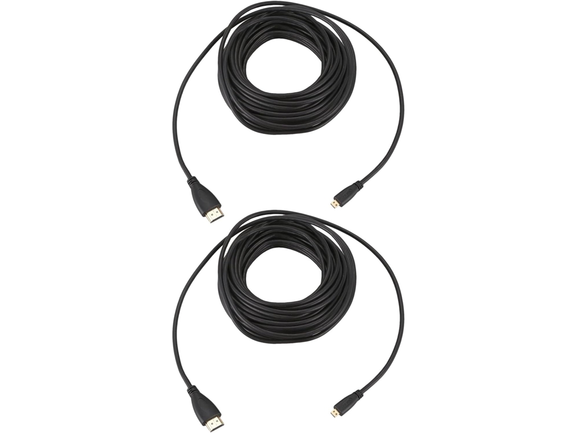 2 Cables De Conversión De Vídeo Macho A Macho De 10 M