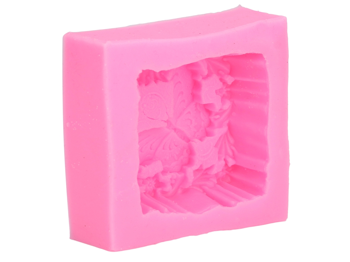 Molde De Silicona 3d Con Forma De Mariposa Y Flor Para Chocolate, Pasteles, Pasta De Azúcar Y Gelatina.