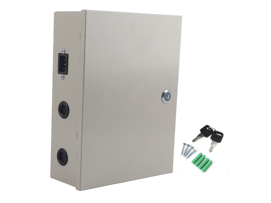 Caja De Alimentación Ups De Control De Acceso Pwm De 12 V Y 10 A Con Función De Apagado Retardado.