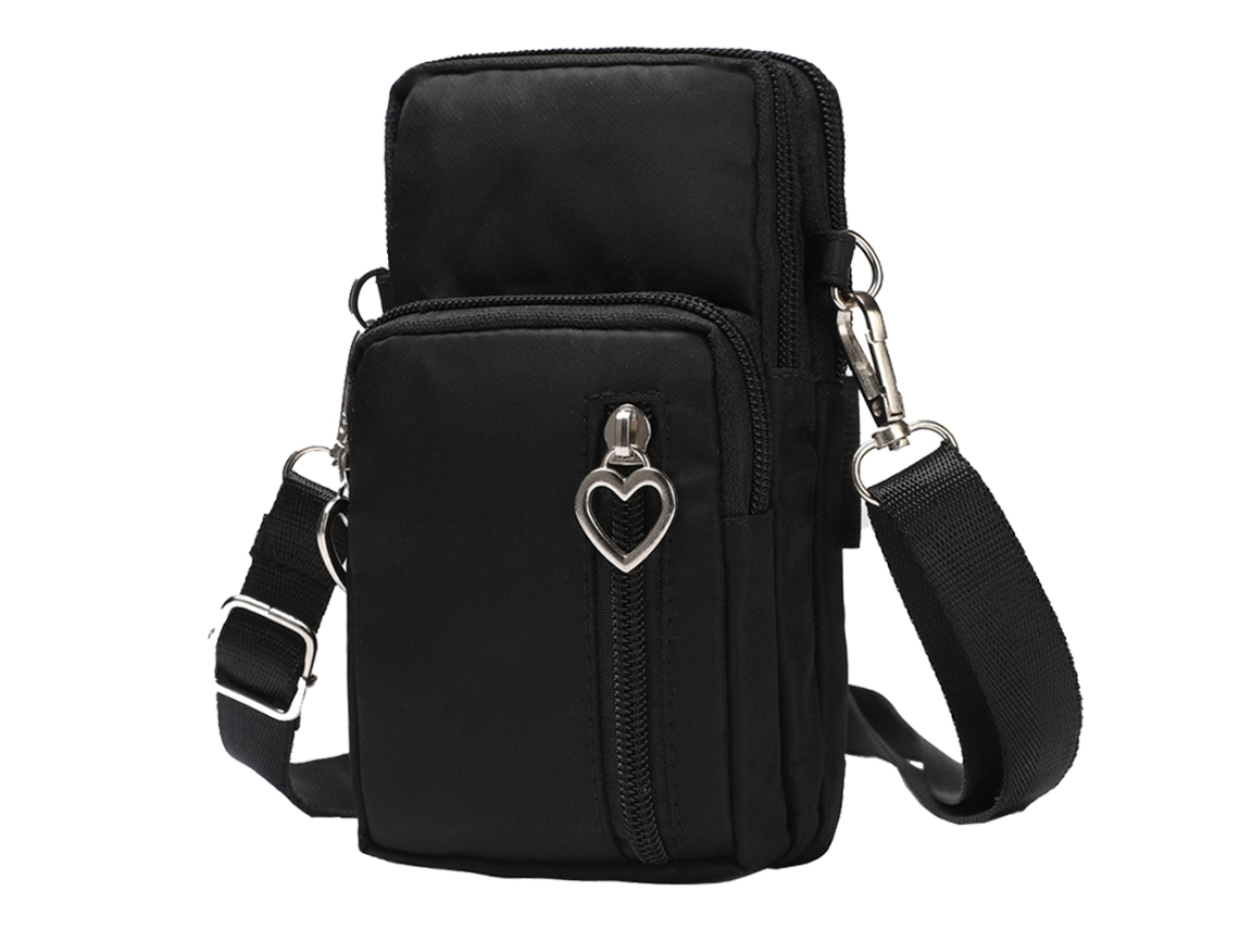 TRUYUETY Bolsa Deportiva Ligera en Poliéster Cruzada para Teléfono Mini Bolso para Mujer
