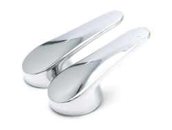 Grifo mezclador decorativo de palanca con efecto espejo, construcción resistente y duradera para cocina y baño (2 piezas)