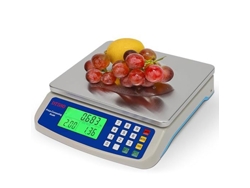 Báscula De Cocina Electrónica Grande, 30 Kg, Con Pantalla Lcd Y Adaptador, Incluye Calculadora De Precios,