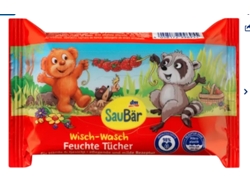 Saubear, Toallitas de Limpieza, 20 Unidades.