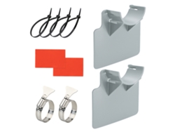 Soportes Ajustables Para Mangueras Y Tuberías De Piscina Con Abrazaderas Y Bridas Resistentes.
