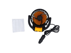 Ventilador para coche de 12 V CC, 2 velocidades, rotación silenciosa.