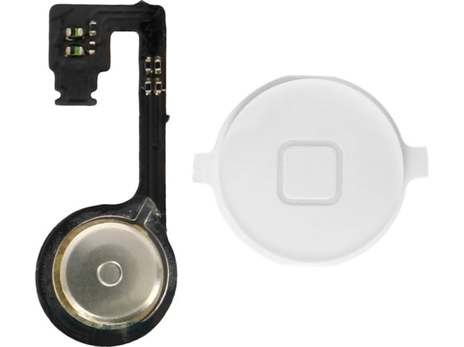 Botón HOME de inicio iPhone 4S con su conexión Blanco