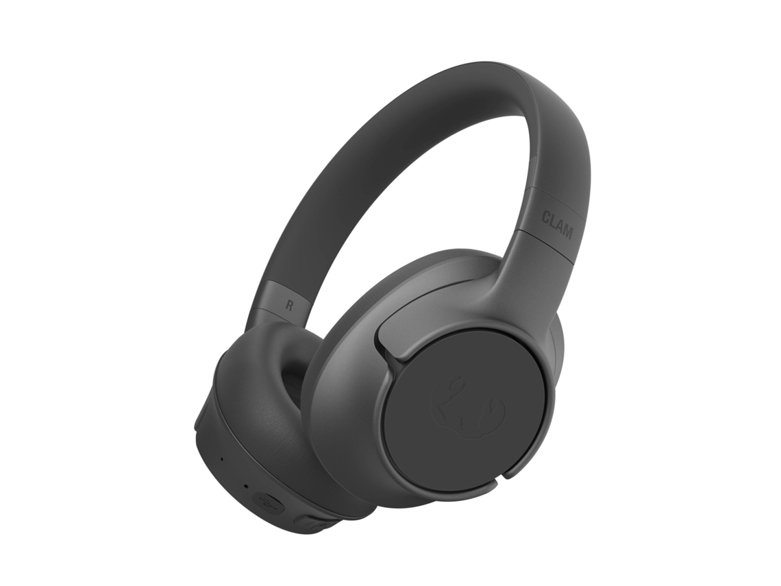 Auriculares Bluetooth FRESH 'N REBEL Clam Fuse (Over Ear - Cancelación de Ruido - Micrófono - Negro)