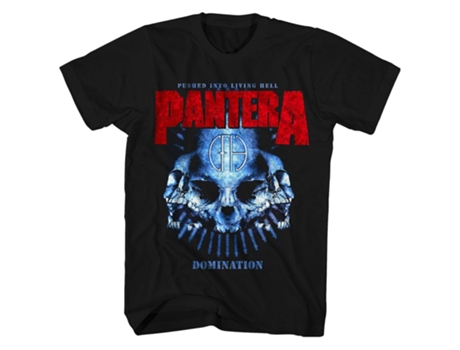 Camiseta ROCKINSTONE de Pantera Camiseta ROCKINSTONE de Pantera de dominación angustiada (XXXL)