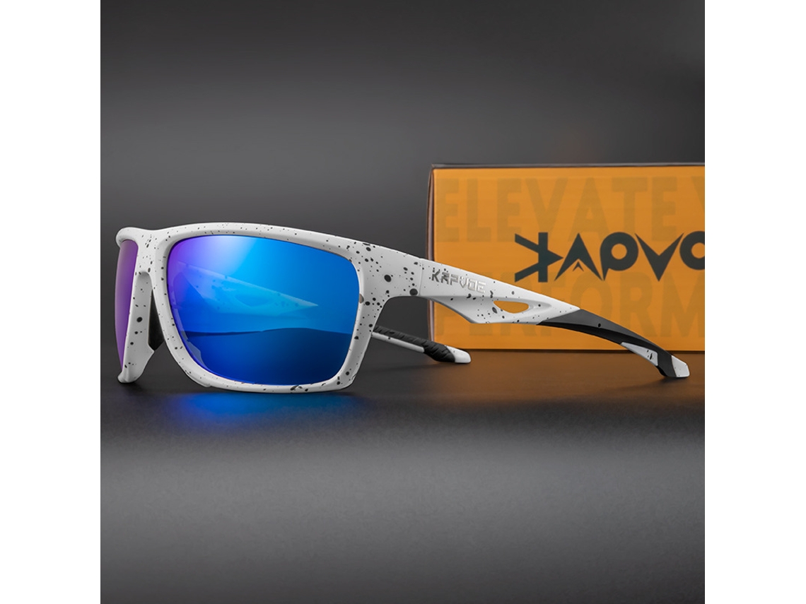 Gafas De Sol Polarizadas Para Ciclismo Deportivo, Gafas De Sol De Exterior Con Montura Cuadrada Resistentes Al Viento Para Hombre Y Mujer.