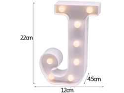 Letras Com Luzes Led Para Decoração De Interiores J
