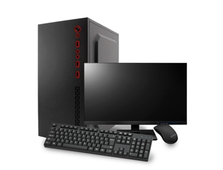Pc Completo Oficina ECOPRO A46G 22 - Ryzen 5 4600G - Monitor 22 & Periféricos AURES GAMING REVOLUTION