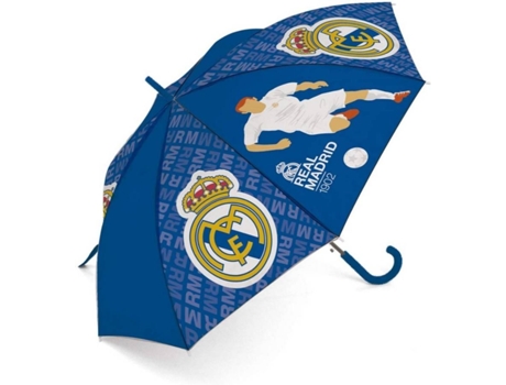 Arditex Rm12974 Paraguas del real madrid cf 8 paneles 95cm apertura 66023