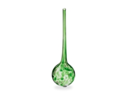 Juego De 2 Bolas De Riego Relaxdays, Riego Dosificado Para Plantas, Macetas, Oficina/vacaciones, Cristal Ø 9 Cm, Verde