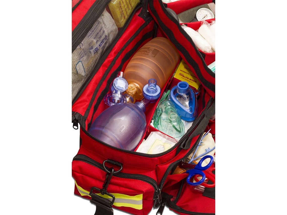 Bolsa para Emergencias ELITE BAGS Oxigenoterapia Roja