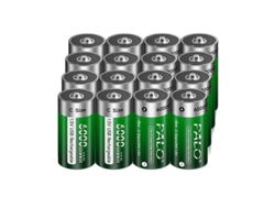 Pilas recargables C, recargables por USB, 15 V, 16 unidades, tamaño C, OEM