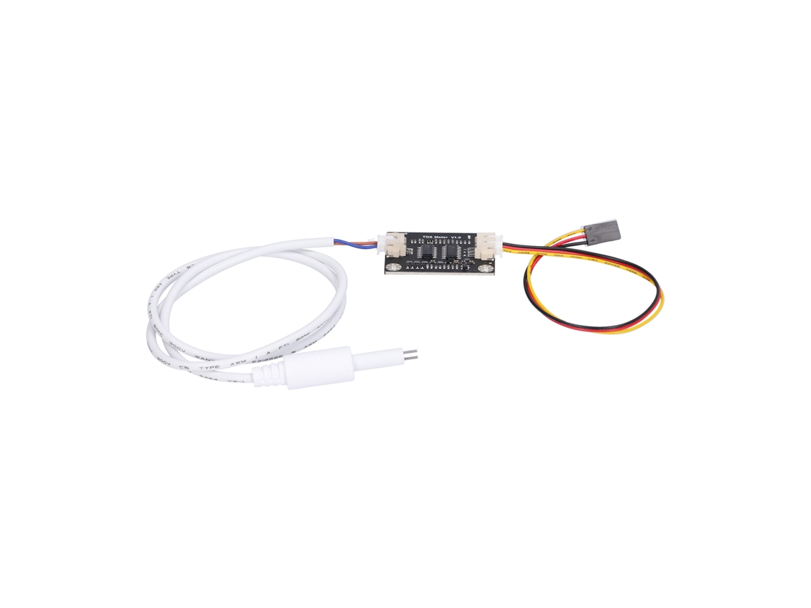 Módulo sensor analógico TDS de Veloriskku para medir la conductividad y la calidad del agua.
