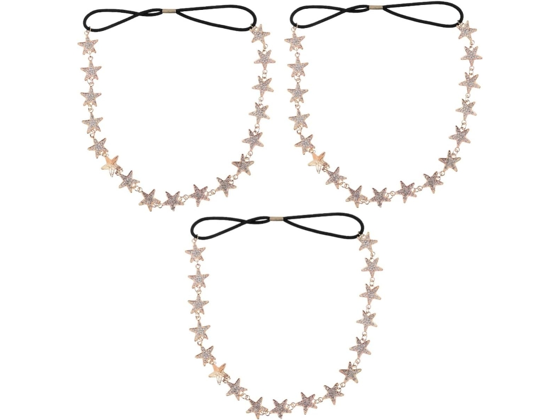 Conjunto De 3 Tiaras Elegantes - Acessório Brilhante Para Casamentos E Celebrações Especiais