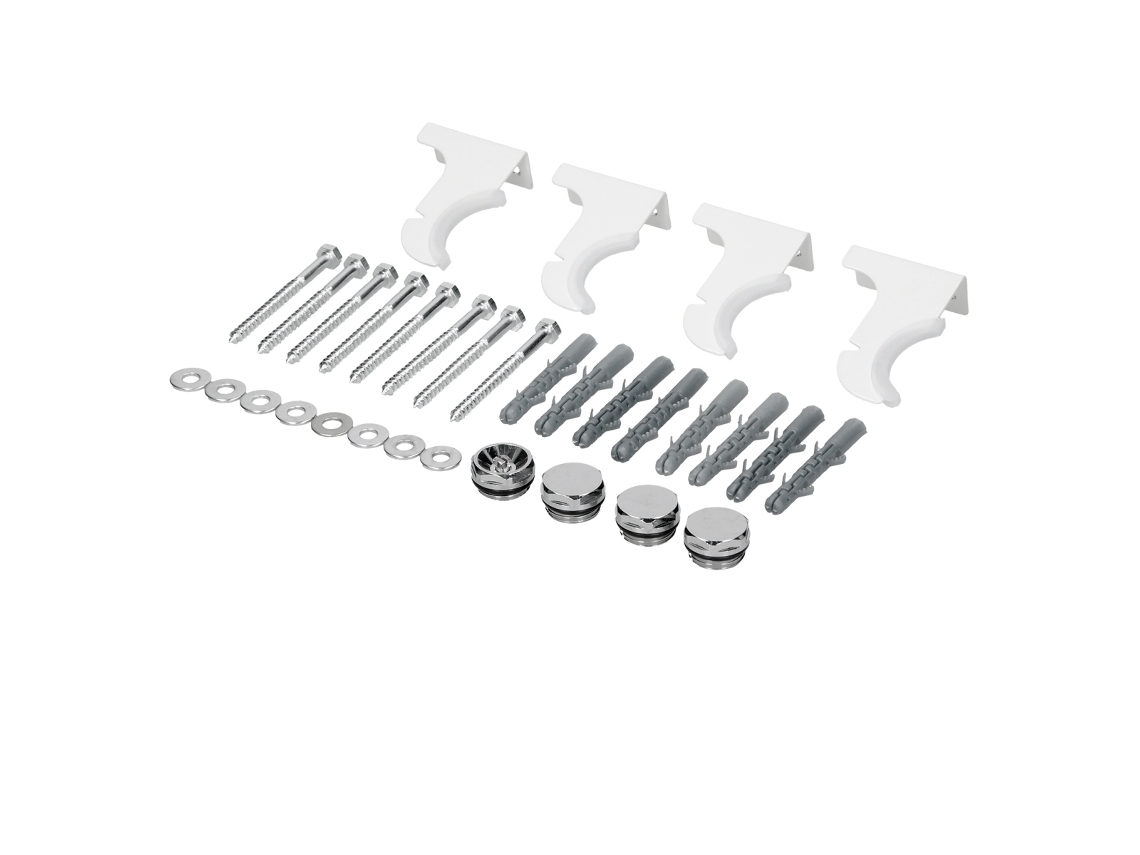 Soporte para radiadores de baño ECD Germany - Blanco LUXEBATH