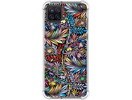 Carcasa Samsung Galaxy A12 TUMUNDOSMARTPHONE Dibujos Antigolpes Flores 04 Multicolor