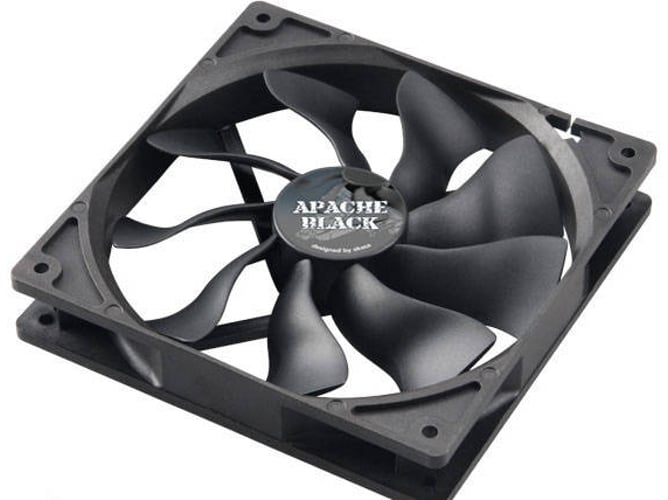 Ventilador AKASA 14cm APACHE Negro
