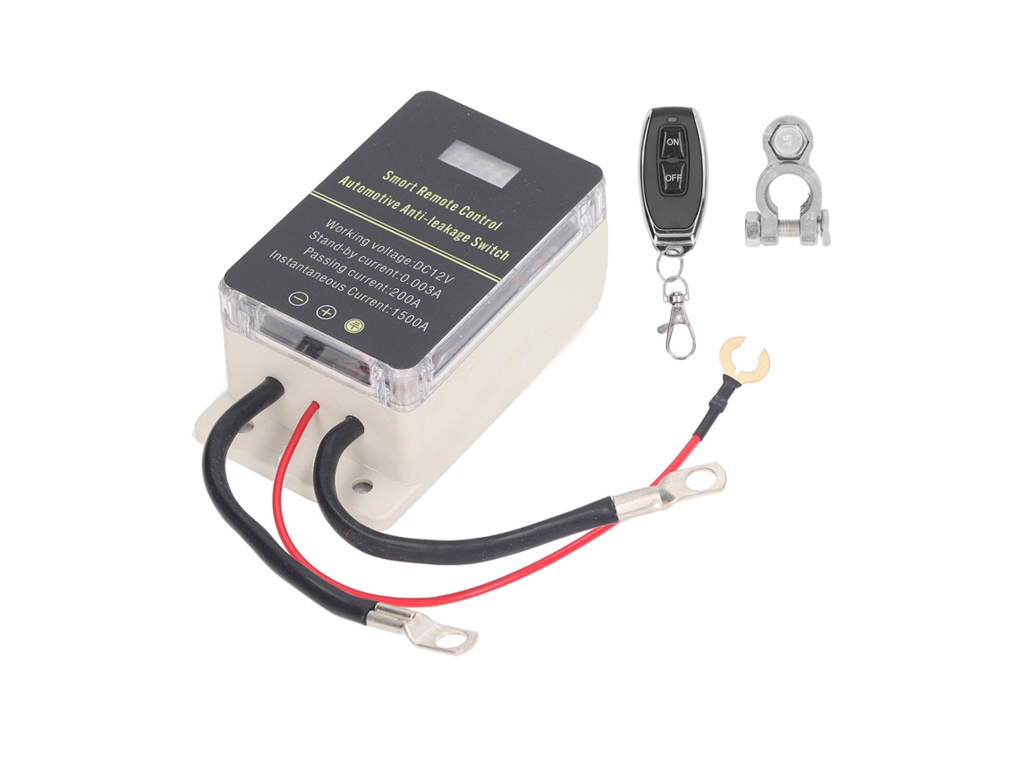 Yncm2026-interruptor De Desconexión De Batería Remoto Con Pantalla De Voltaje 200a 12v Para Camiones Y Rv