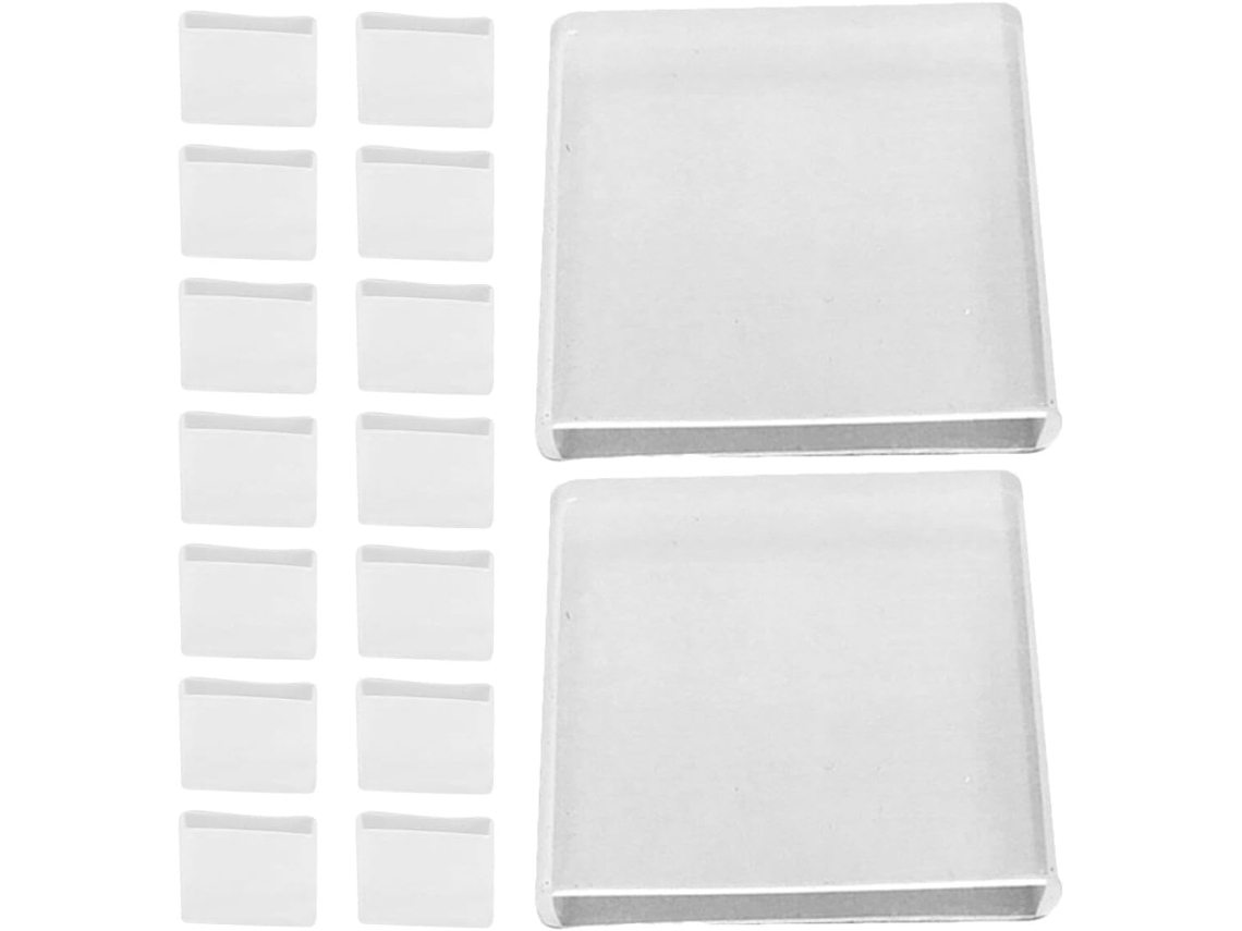 Tiras Antideslizantes Silicona Transparente Sólida Paquete 100 Organizadores Pantalones Reutilizables