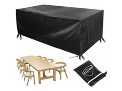 Fundas para muebles de patio, fundas impermeables rectangulares para mesas de exterior, fundas impermeables para sofás seccionales de patio, resistentes al viento y al polvo.