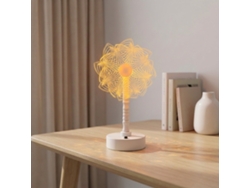 Abajur e Luz Noturna em Formato de Flor, Acrílico. Estilo B CZHHMART
