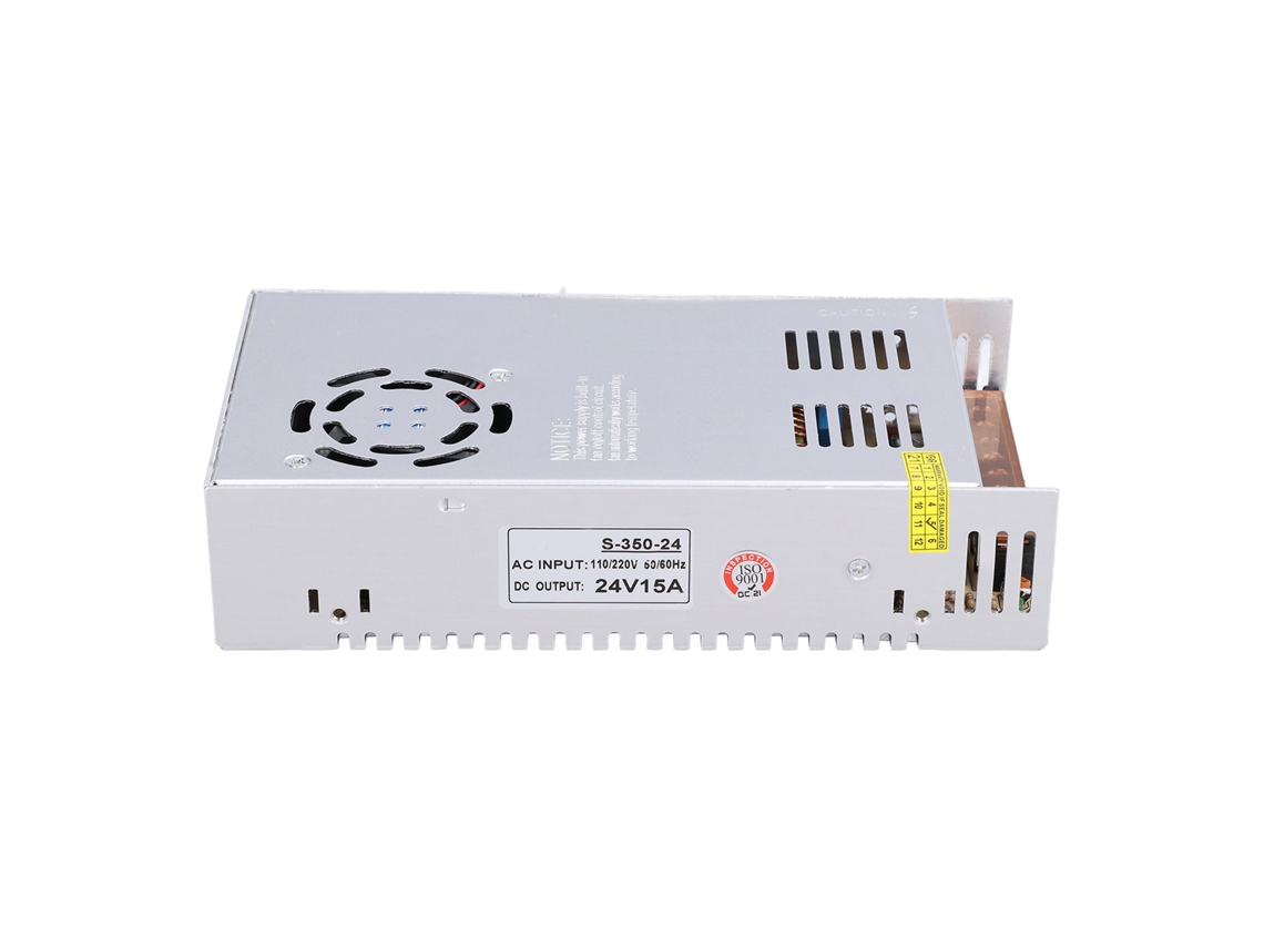 Fuente De Alimentación Conmutada De Cc S-350-24 Con Transformador, Protección Contra Sobrecarga Y Cortocircuito, 24 V, 15 A, 350 W.