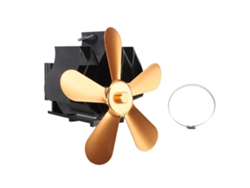 Ventilador de pared para chimenea (5 aspas, funcionamiento con calor)