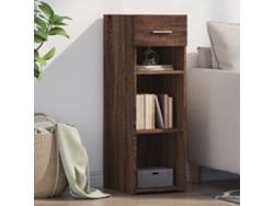 Aparador De Madera De Ingeniería Marrón Roble 30x42,5x93 Cm