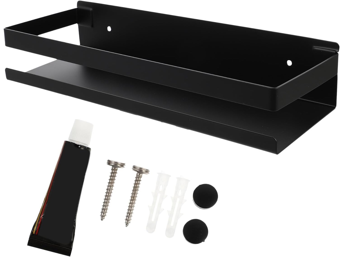 Estantería De Pared Multifuncional, De Acero Inoxidable, No Requiere Taladrar