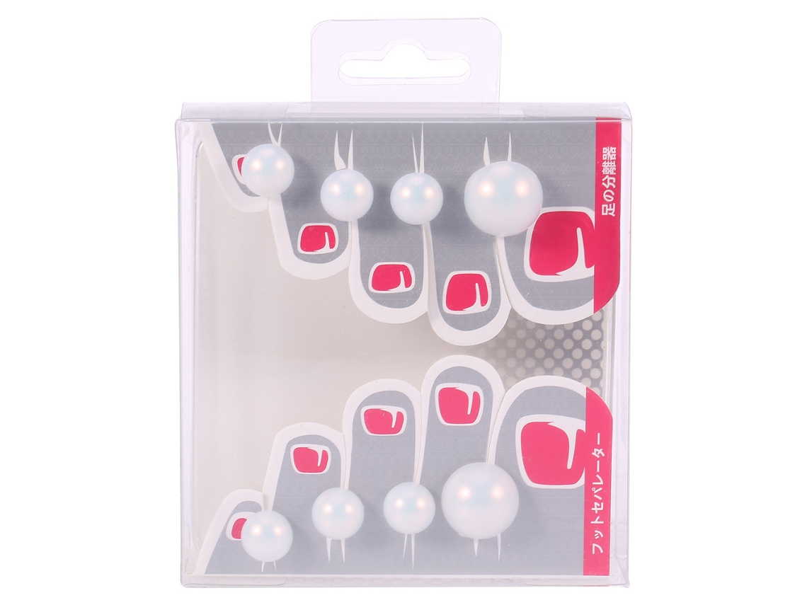 Juego De 8 Separadores De Dedos De Silicona Ortopédicos Para Pedicura, Herramientas Pearl 3