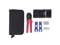 Kit De Herramientas Para Abrazaderas De Cables Solares Con 10 Pares De Conectores Y Llave Ajustable Para Cables Fotovoltaicos De 2,5 Mm², 4 Mm² Y 6 Mm².