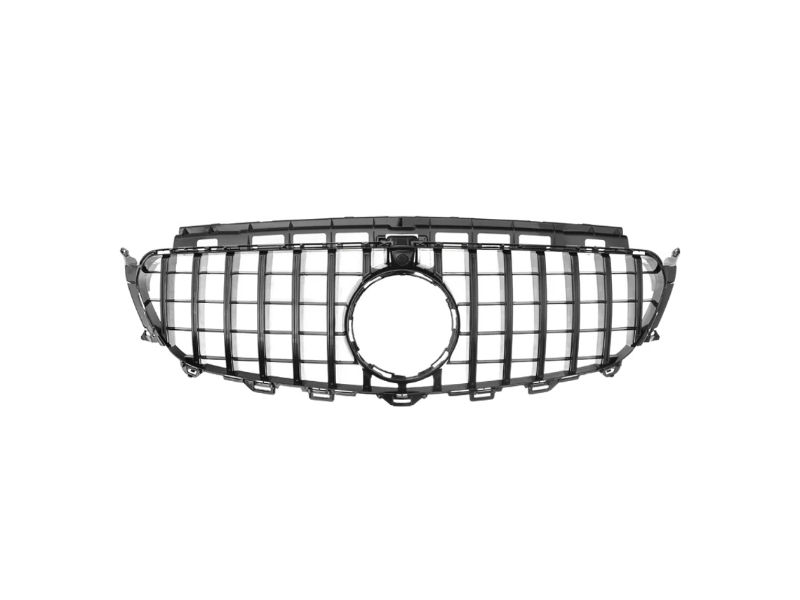 Rejillas de competición, diseño deportivo, material ABS duradero, negro brillante OEM