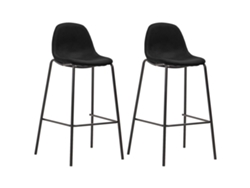 Juego de bar de 3 piezas de tela negra EXCLUSIVO DE LA CASA